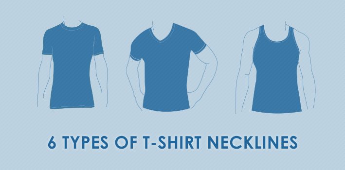 6 Types Of T-Shirt Necklines - The Fact Shop
