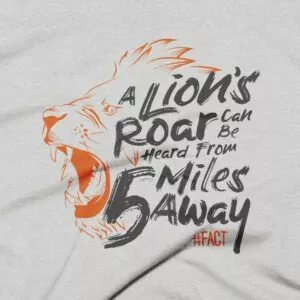 Lion Fact Clothing Design - Athletic Heather