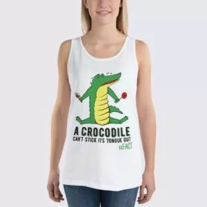 Crocodile Fact - Women's Tank Top - White