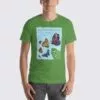 Men's Butterfly #FACT T-Shirt - Leaf Green