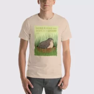 Men's Quail #FACT T-Shirt - Heather Dust