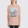 Women's Flamingos #FACT T-Shirt - Heather Prism Peach