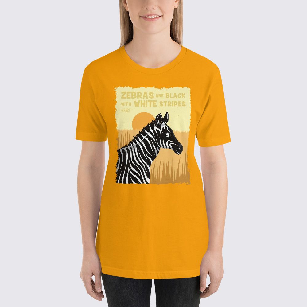 Zebra / Tiger Print Yellow Graphic T-Shirt for Sale by Luke