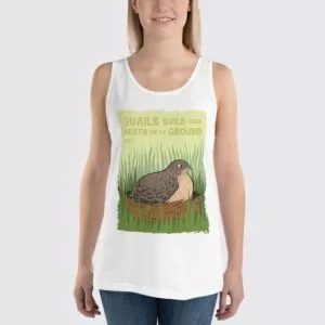 Women's Quail Tank Top - White