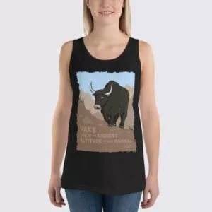 Women's Yak Tank Top - Black