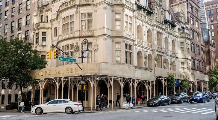 The flagship Ralph Lauren store on Madison Avenue