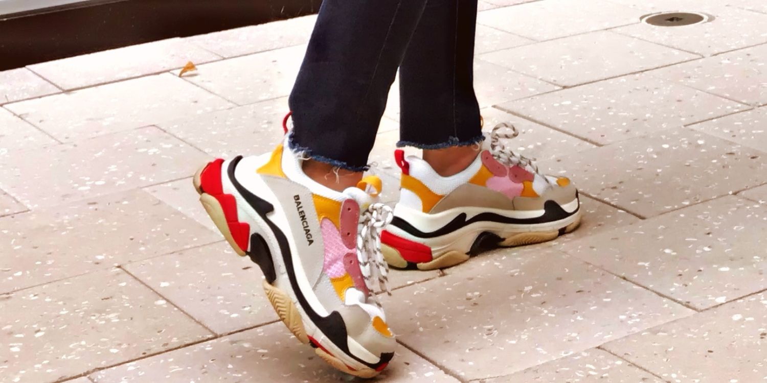 Balenciaga triple s pink and yellow online